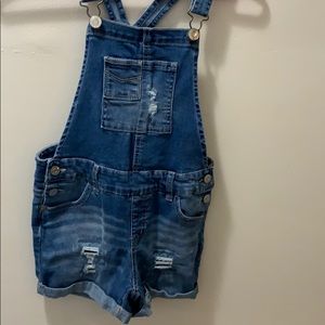 Girls short overalls